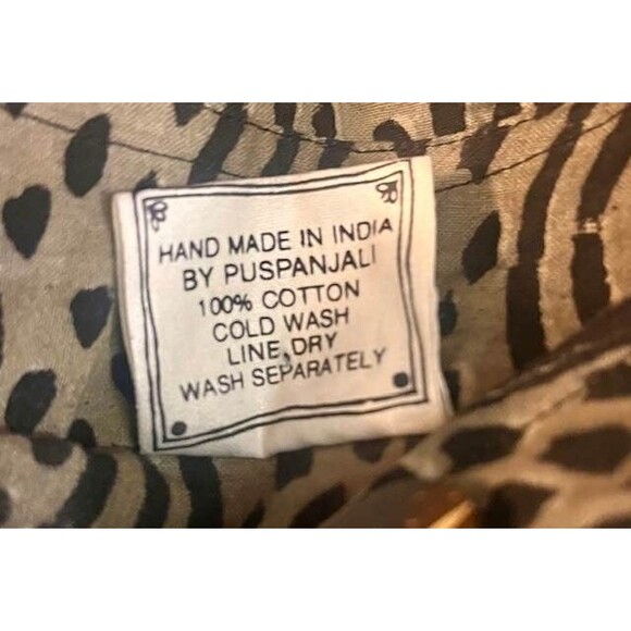 MarketPlace Handwork of India by Puspanjali M L Artisanal Geometric Applique Top - Picture 6 of 7